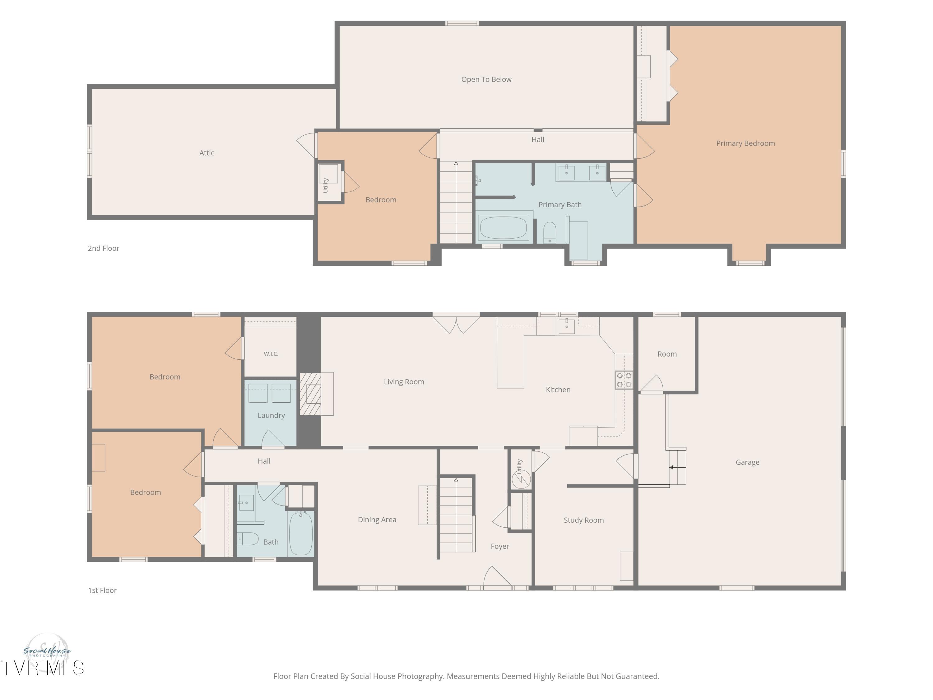 206 Spring Valley Road Unicoi, TN 37692 - Photo 53 of 53 Floor plan - Levels 1 & 2