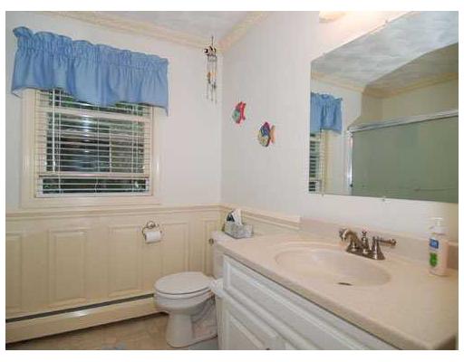970 Lapham Farm Road Burrillville, RI 02839 - Photo 7 of 8 Bathroom. SQUEAKY CLEAN BATH WITH WAINSCOTING.