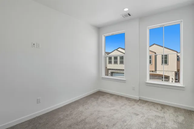 a view of an empty room