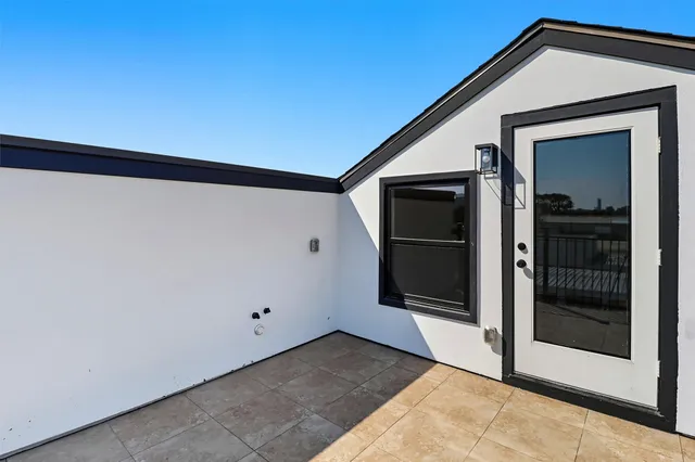 a view of city from a roof deck