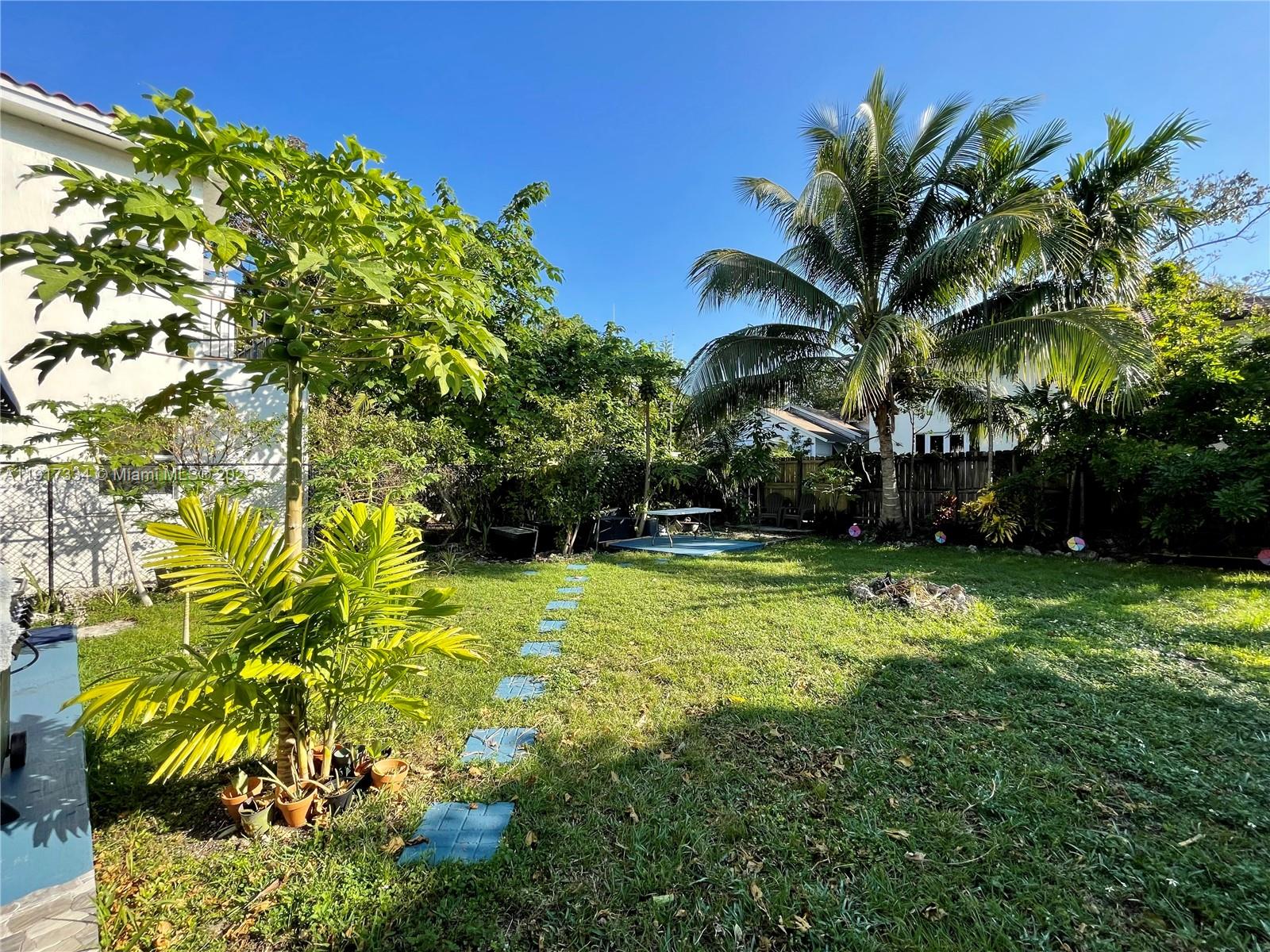 3085 Elizabeth Street, Unit 2 Miami, FL 33133 - Photo 3 of 18 a couple of palm trees sitting in a yard with swimming pool