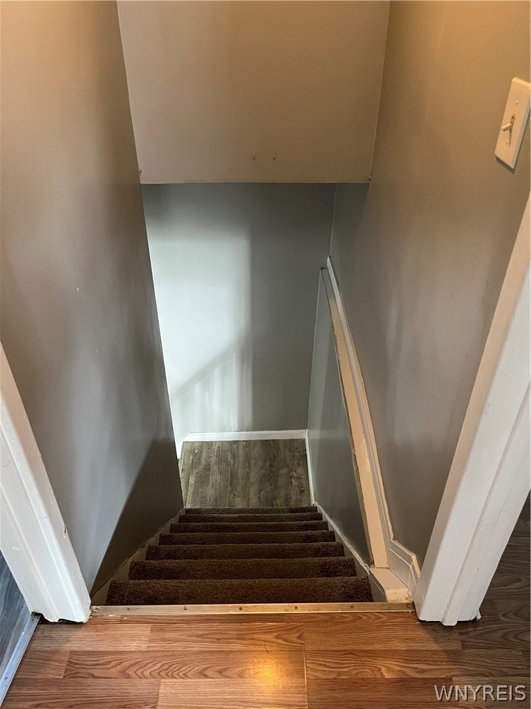 17 Edith Street Tonawanda, NY 14150 - Photo 20 of 43 Stairs facing down
