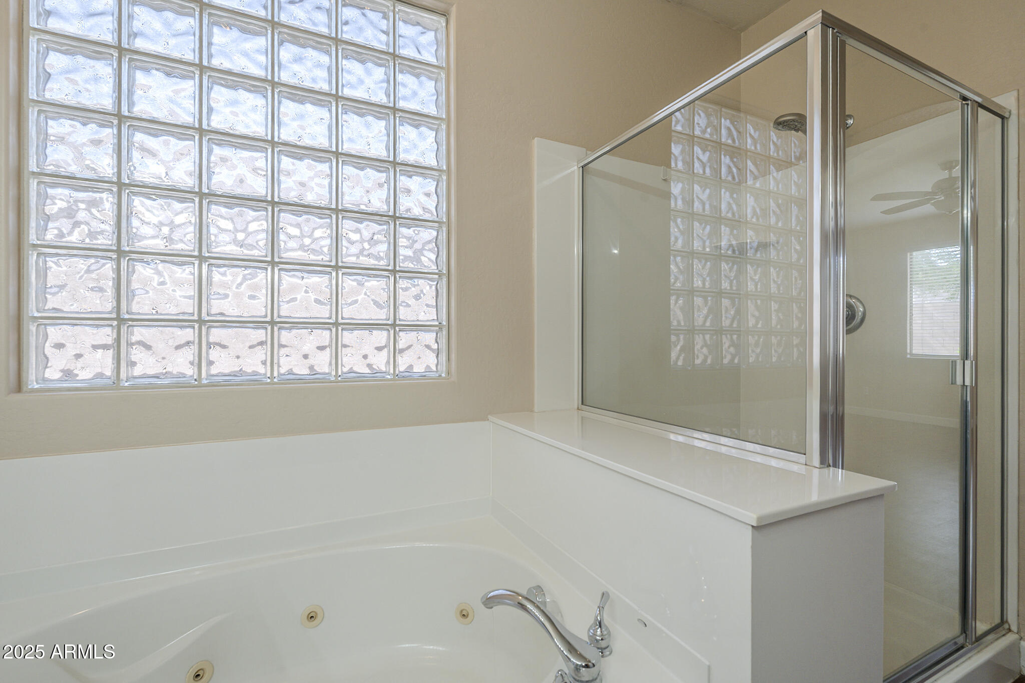 15902 West Hearn Road Surprise, AZ 85379 - Photo 14 of 73 a bathroom with a bathtub and shower