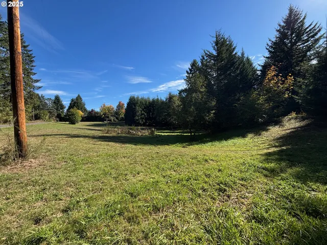a view of outdoor space with deck and yard