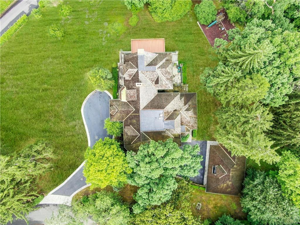 122 Circuit Road Tuxedo Park, NY 10987 - Photo 35 of 35 a aerial view of a house with a yard and lake view