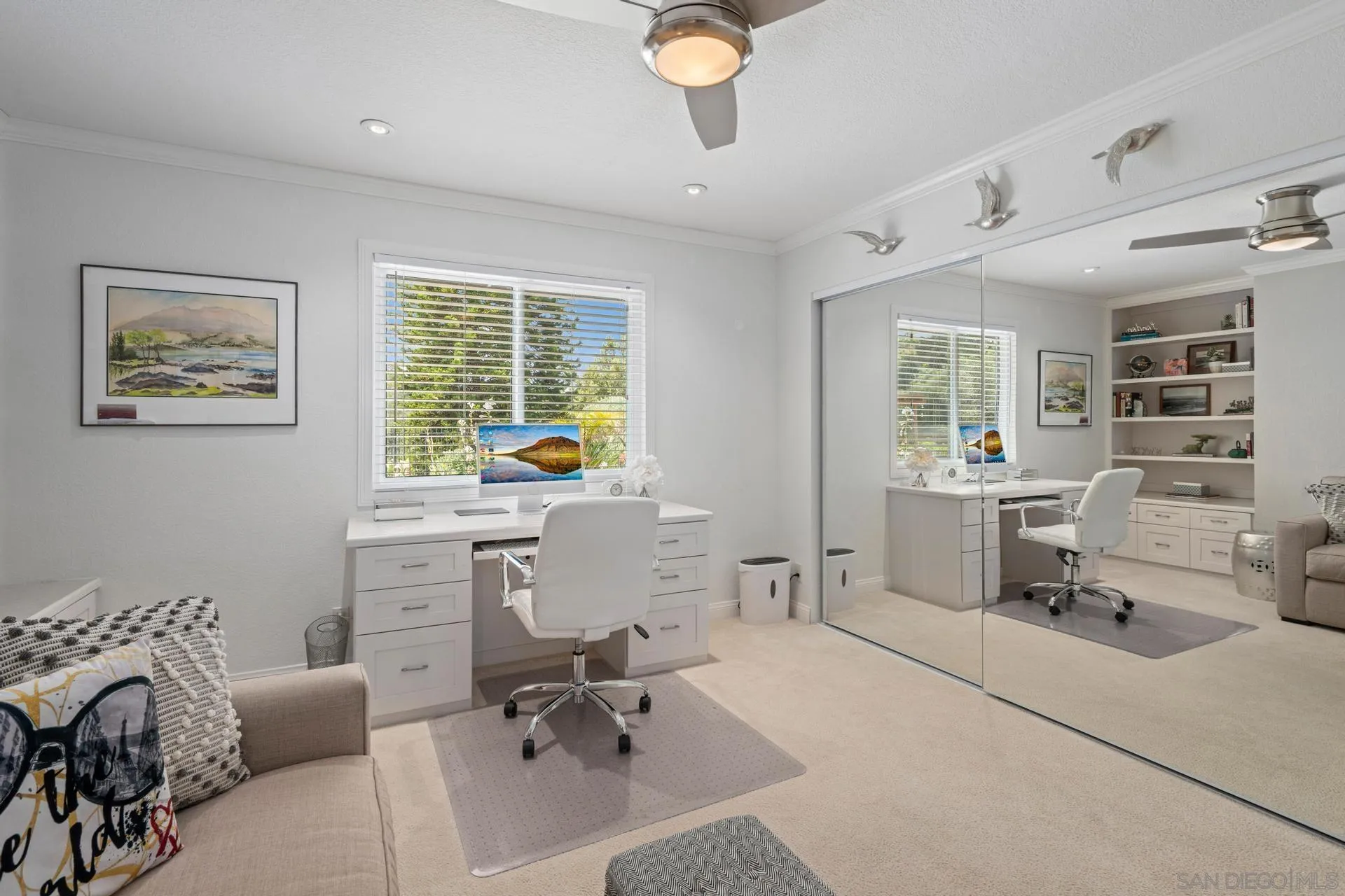1009 Summit Trail Escondido, CA 92025 - Photo 24 of 59 a workspace with furniture and window