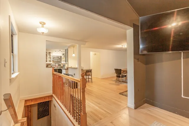 a view of a kitchen with a sink