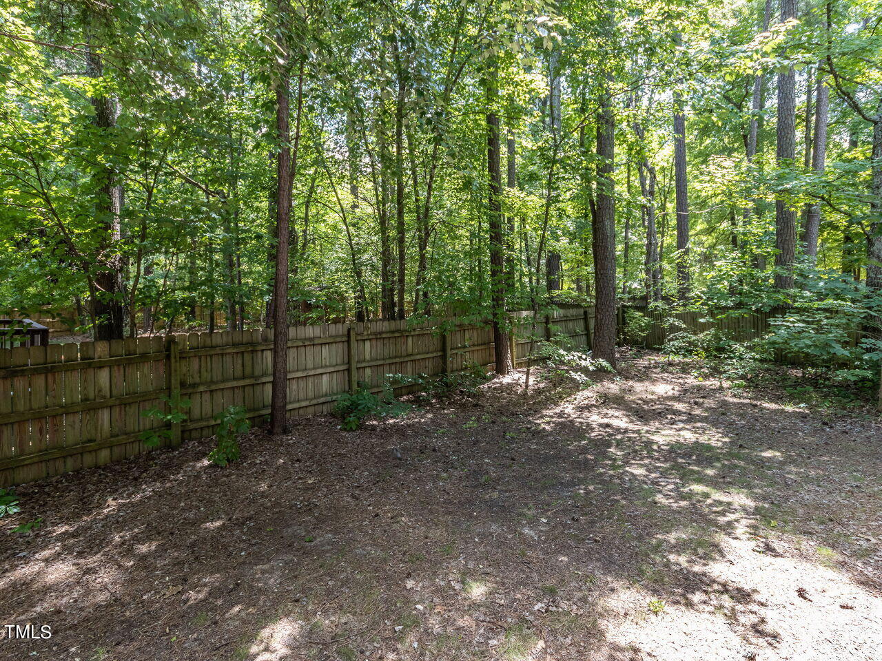 3 Madeira Court Durham, NC 27713 - Photo 25 of 27 a view of a backyard with trees