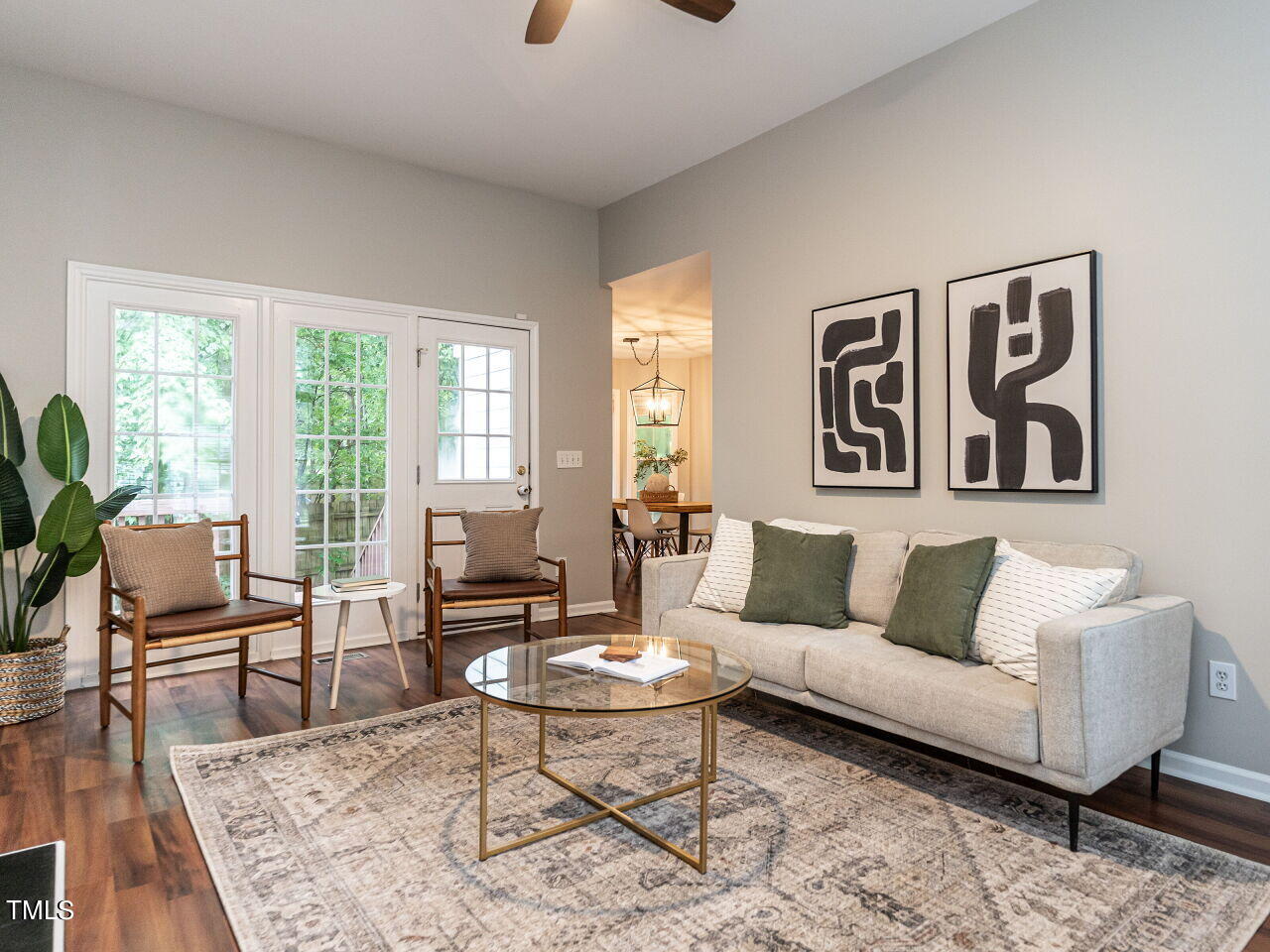 3 Madeira Court Durham, NC 27713 - Photo 7 of 27 a living room with furniture and a large window