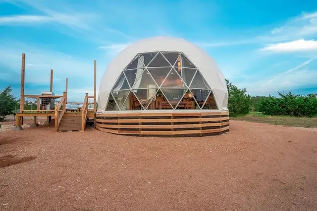 a view of pool and outdoor space