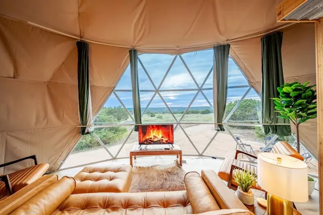 a view of outdoor space with seating area