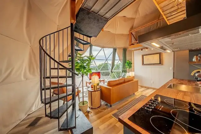 a room with musical instruments