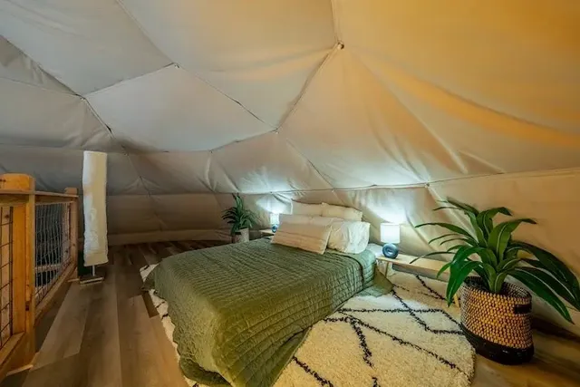 a room with gym equipment