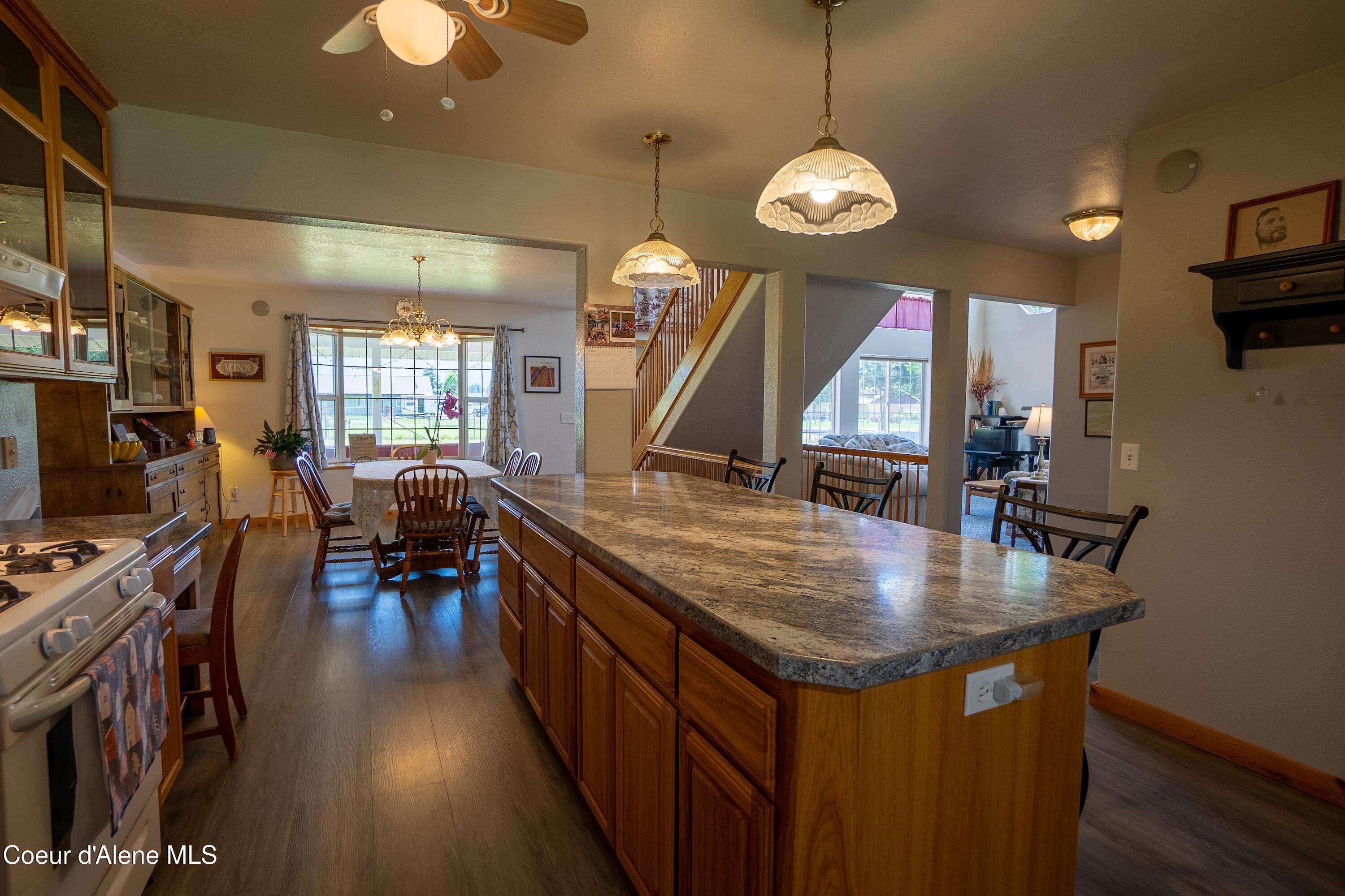 101 Zimmerman Road Moyie Springs, ID 83845 - Photo 10 of 39 Kitchen to Dining and LR View