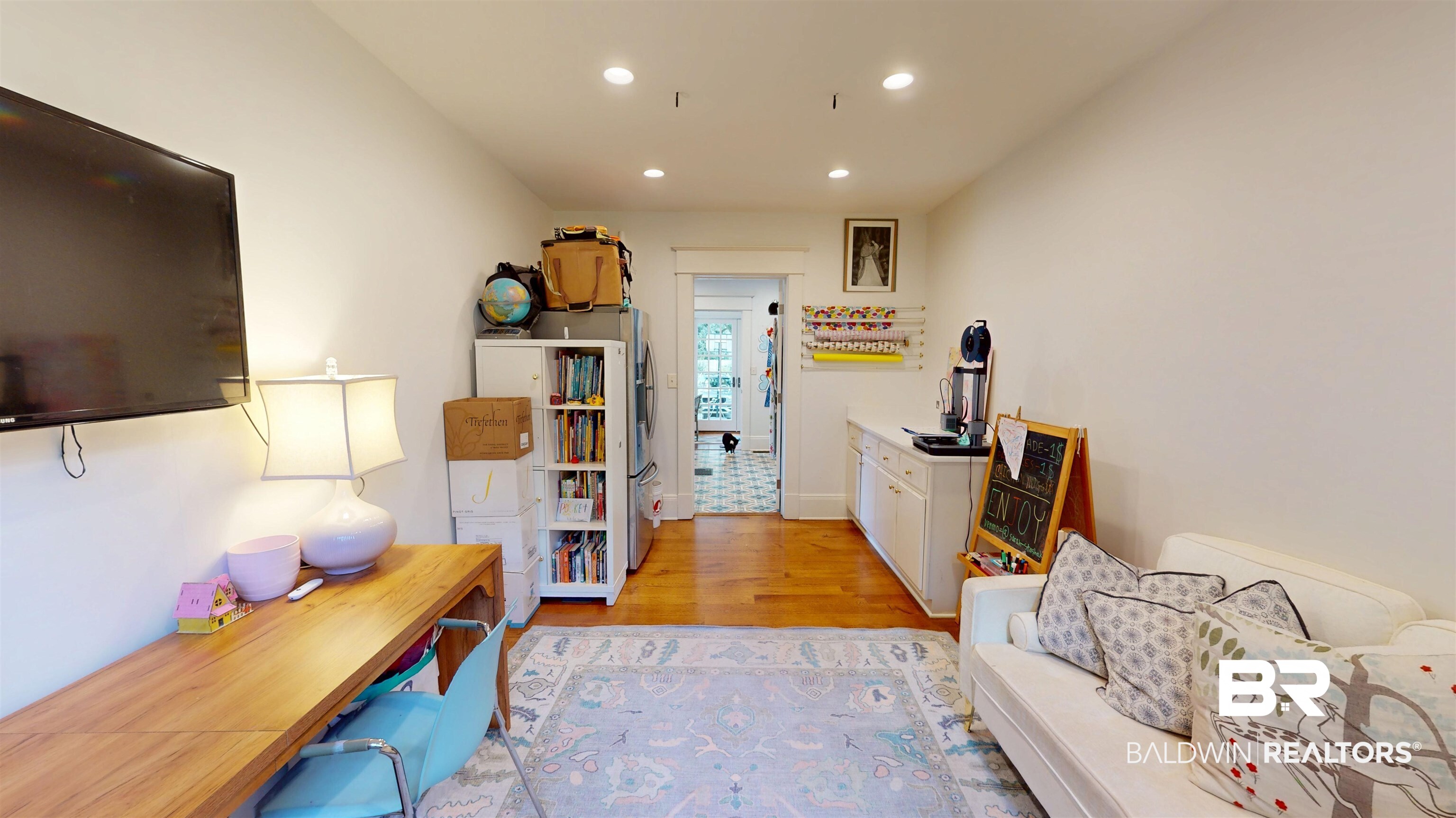 211 Lanier Avenue Mobile, AL 36607 - Photo 33 of 73 Office space featuring recessed lighting and light wood-style floors