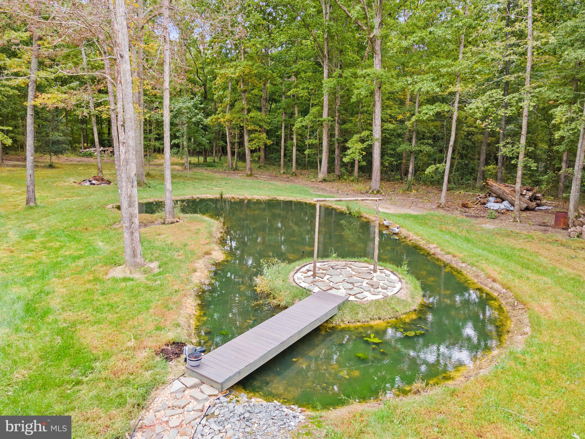 7341 O'Keefe Road Bealeton, VA 22712 - Photo 39 of 42 Backyard Pond