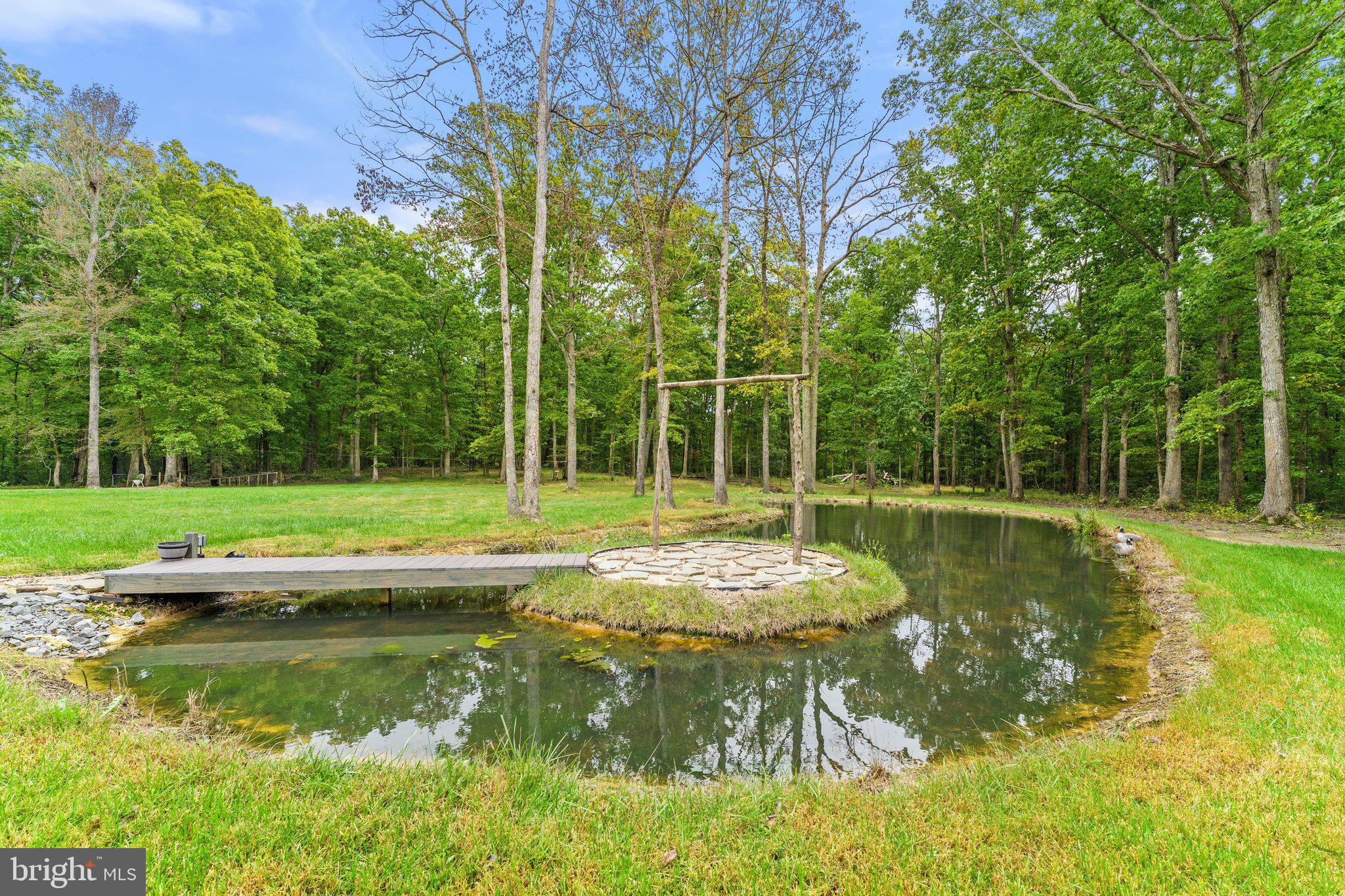 7341 O'Keefe Road Bealeton, VA 22712 - Photo 40 of 42 Backyard Pond
