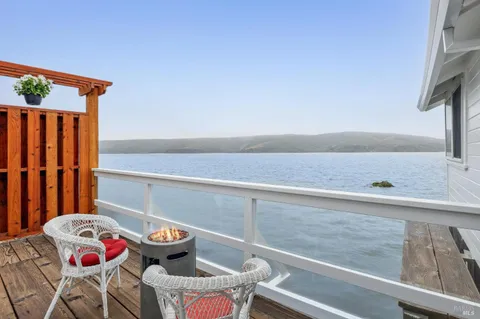 a view of table and chairs