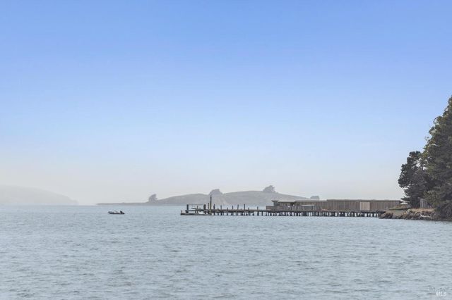 a view of an ocean beach and beach
