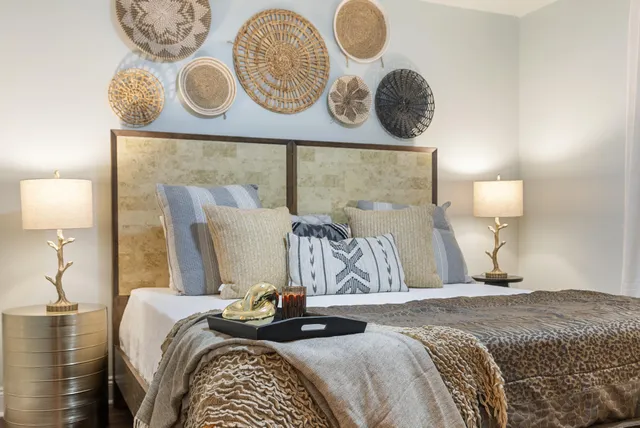 a view of a bathroom with sink and mirror