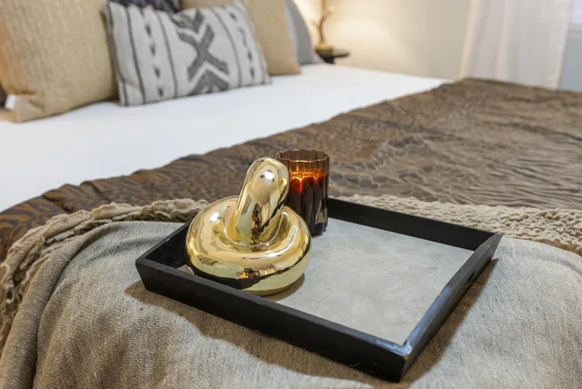 a view of a balcony with chairs