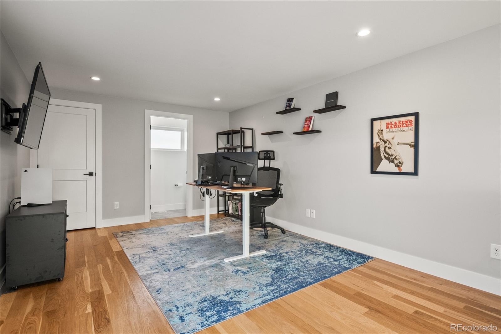 3612 Vallejo Street Denver, CO 80211 - Photo 34 of 50 a view of kitchen with sink microwave and refrigerator