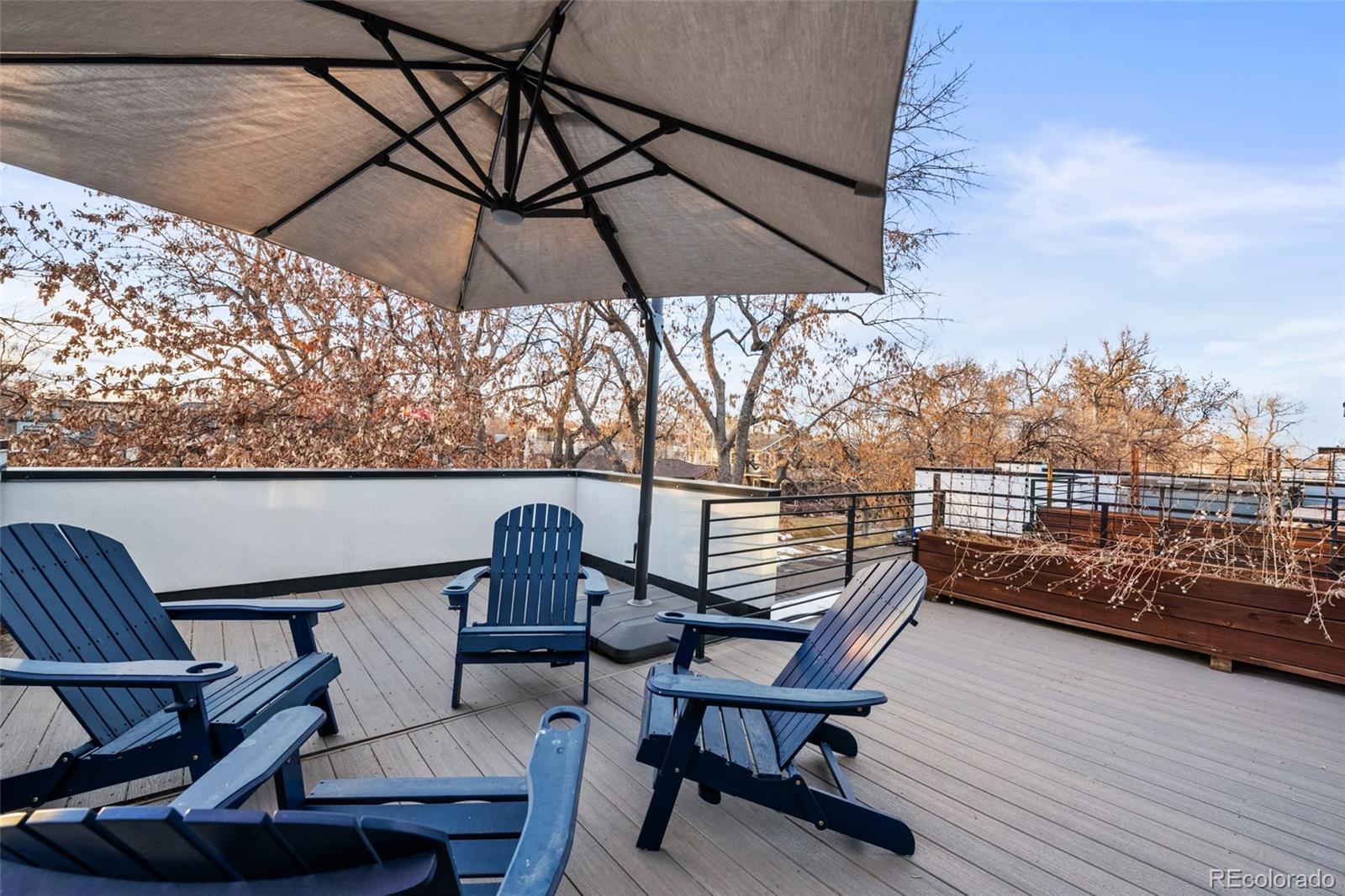 3612 Vallejo Street Denver, CO 80211 - Photo 4 of 50 a view of a chairs in the balcony