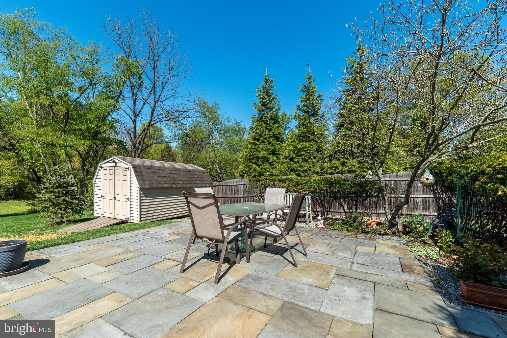 140 Short Road Doylestown, PA 18901 - Photo 31 of 34 a view of a patio with table and chairs and potted plants