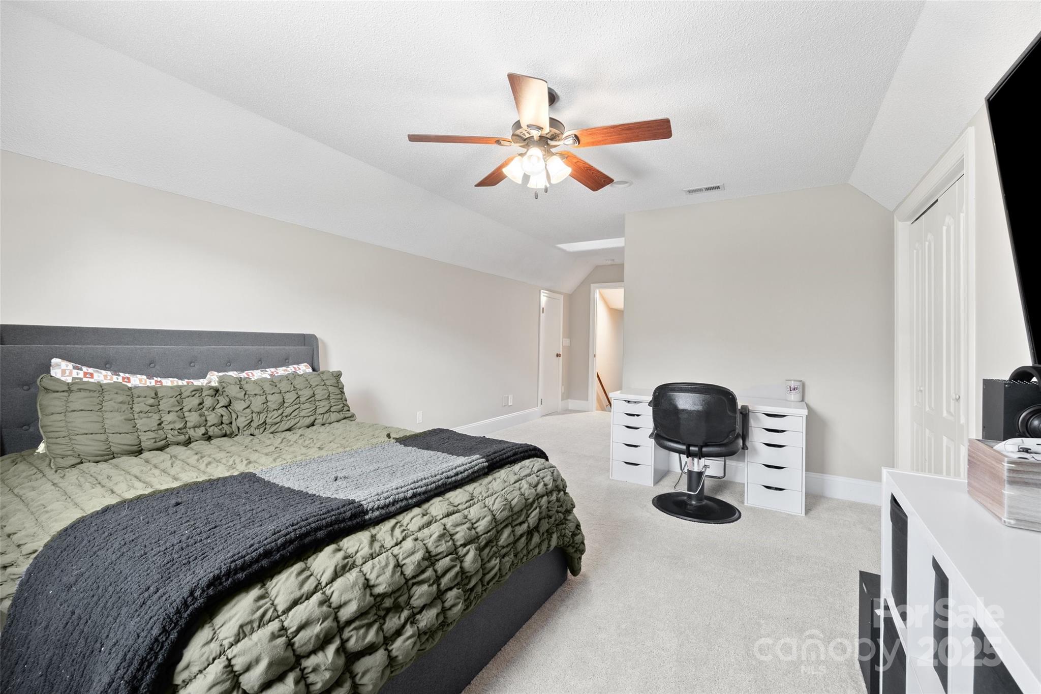 3559 Nestling Lane Fort Mill, SC 29708 - Photo 28 of 42 a bedroom with a bed and ceiling fan