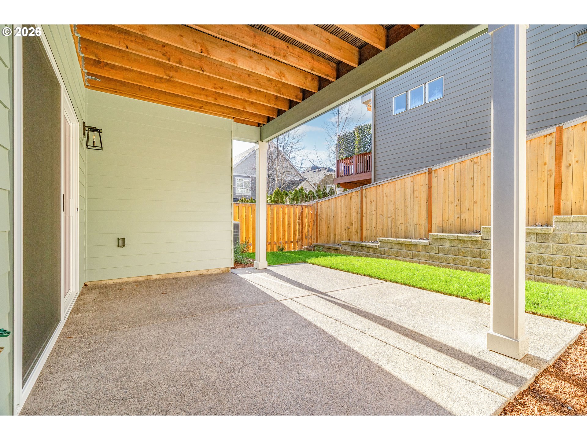 2947 Northwest 114th Terrace Portland, OR 97229 - Photo 41 of 46 a view of backyard with tub and door