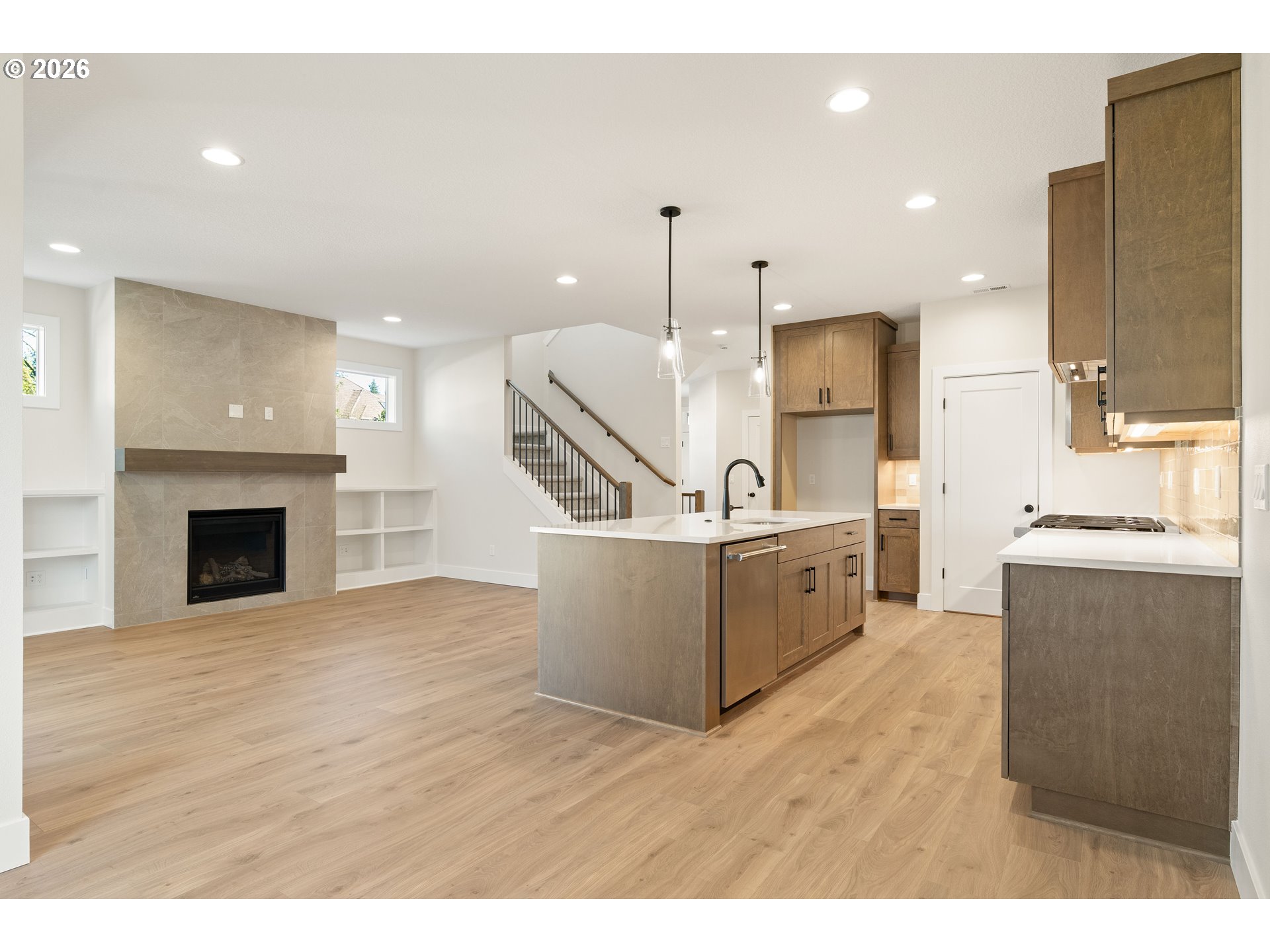 2947 Northwest 114th Terrace Portland, OR 97229 - Photo 10 of 46 a view of kitchen with furniture and wooden floor