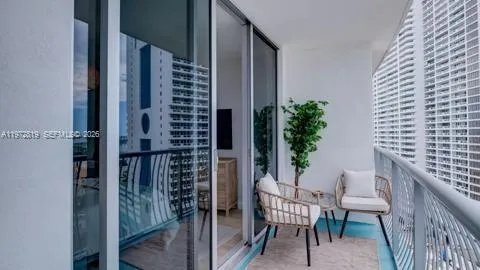a view of balcony and patio