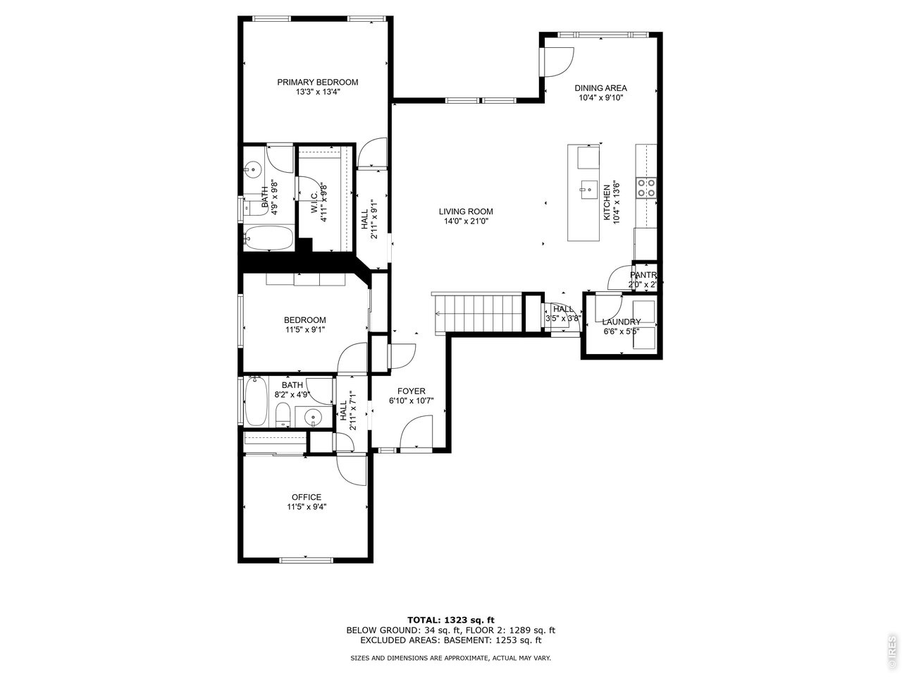 1484 First Light Drive Windsor, CO 80550 - Photo 18 of 23 a picture of a floor plan