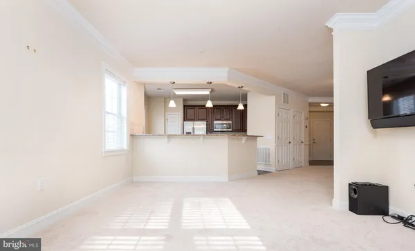 a view of kitchen with windows
