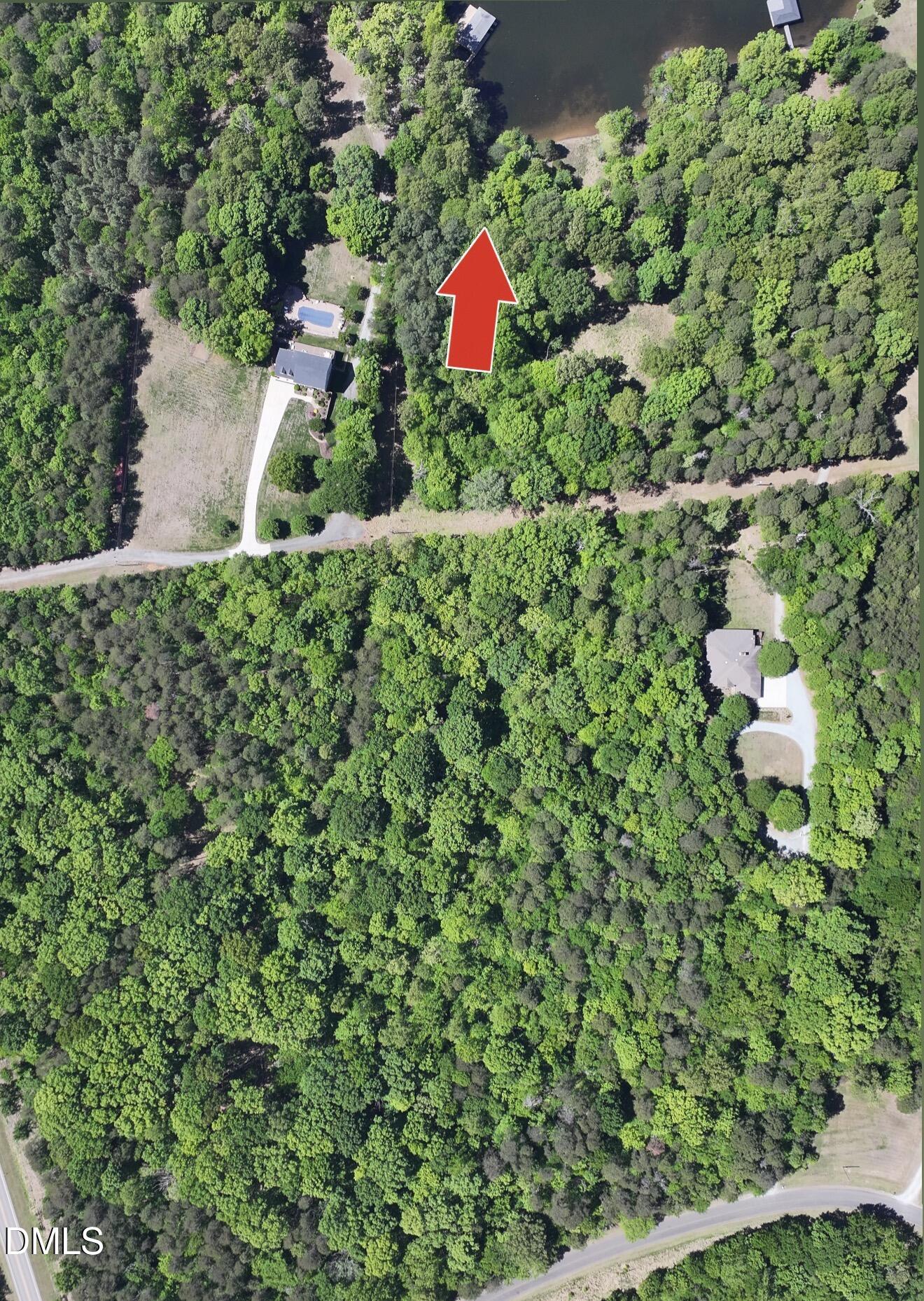 7-lot) Lynn Smith Road Semora, NC 27343 - Photo 3 of 6 an aerial view of residential house with outdoor space and trees all around
