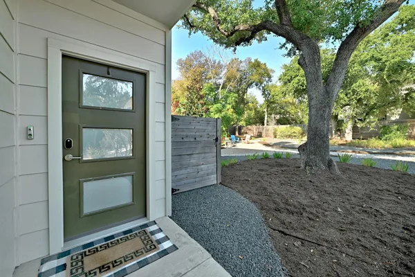 a view of outdoor space deck and a patio