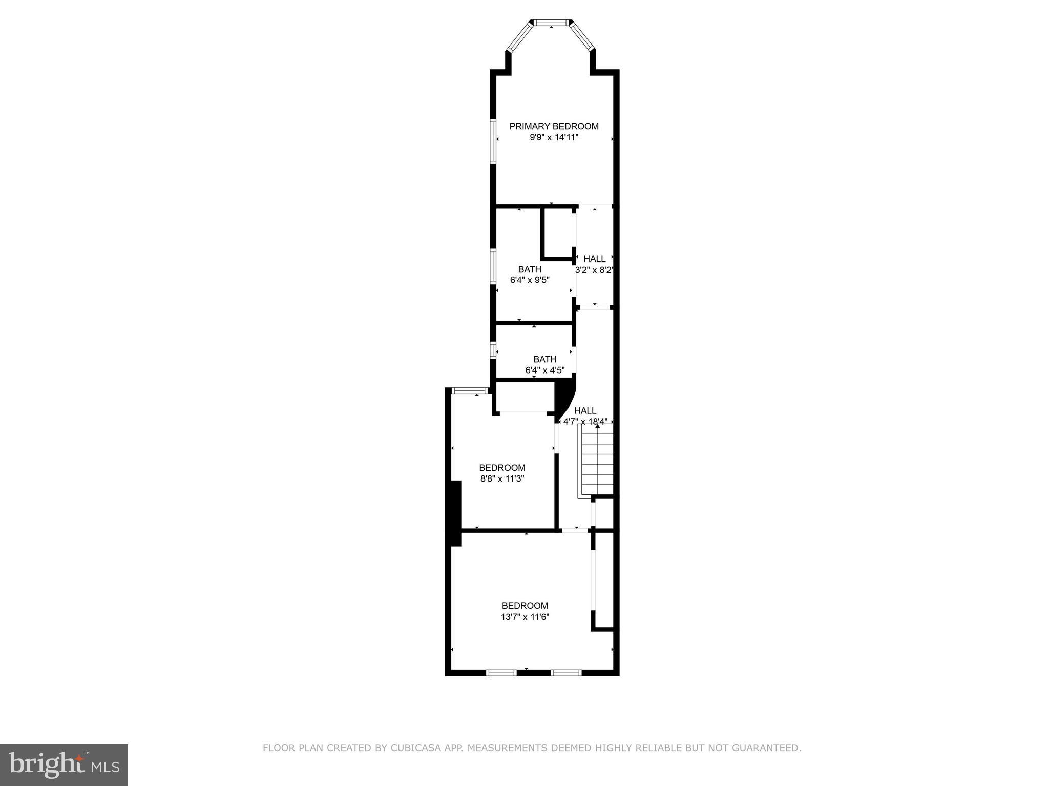 2340 West Thompson Street Philadelphia, PA 19121 - Photo 36 of 36 Second floor floorplan