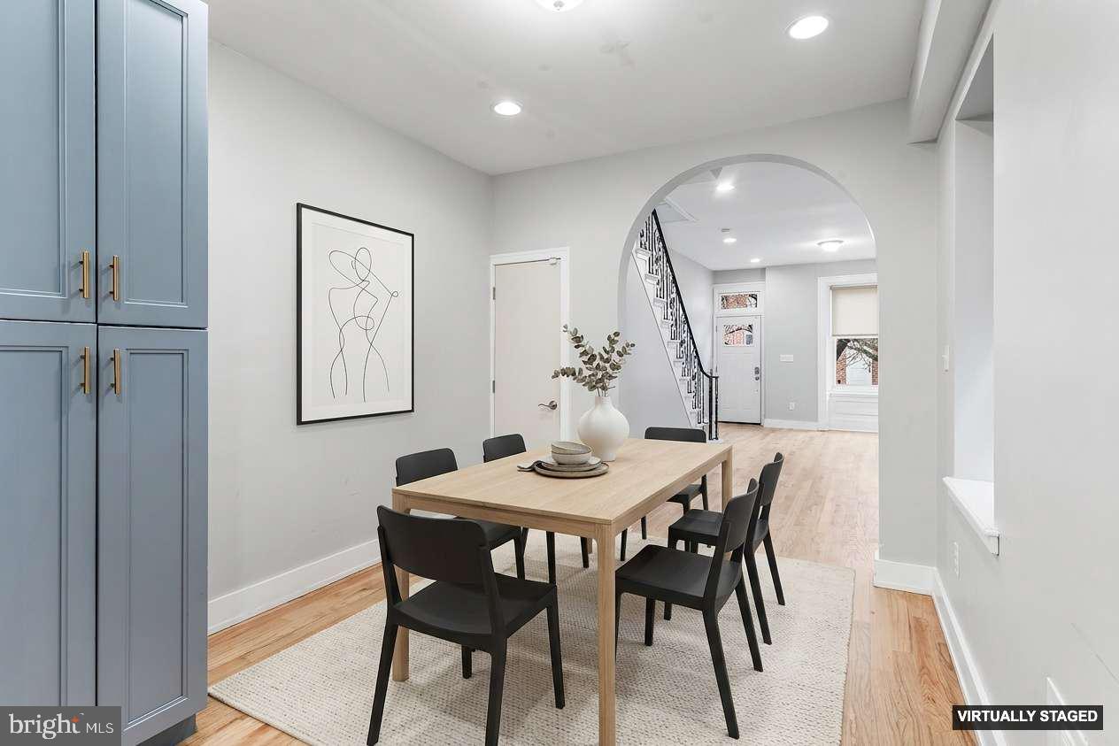 2340 West Thompson Street Philadelphia, PA 19121 - Photo 8 of 36 Dining area in Kitchen - virtual staging