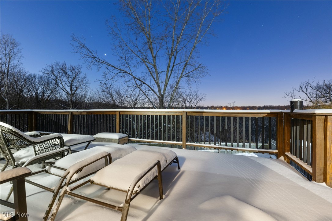 4512 Grayton Road Cleveland, OH 44135 - Photo 22 of 26 View of snow covered deck