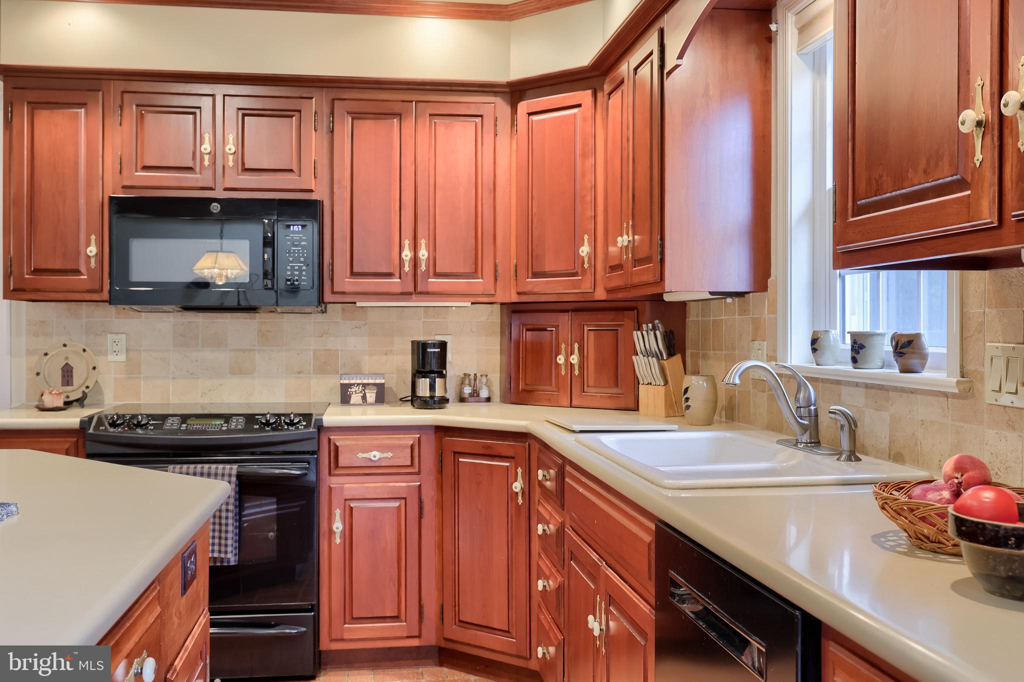 100 Olde Field Drive Lititz, PA 17543 - Photo 25 of 63 a kitchen with granite countertop a sink a stove and cabinets