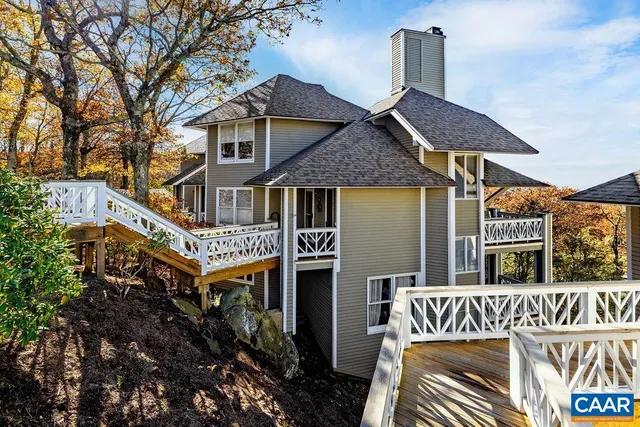a front view of a house with balcony