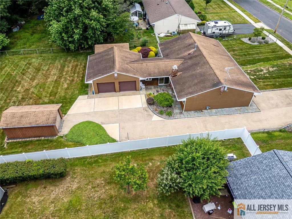 21 Tyndall Road Kendall Park, NJ 08824 - Photo 29 of 33 an aerial view of a house with outdoor space
