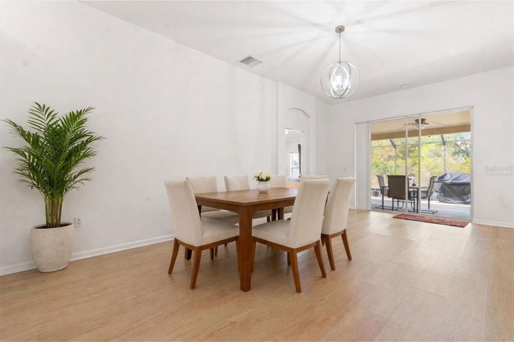 11478 Weston Course Loop Riverview, FL 33579 - Photo 3 of 22 a view of a dining room with furniture and a potted plant