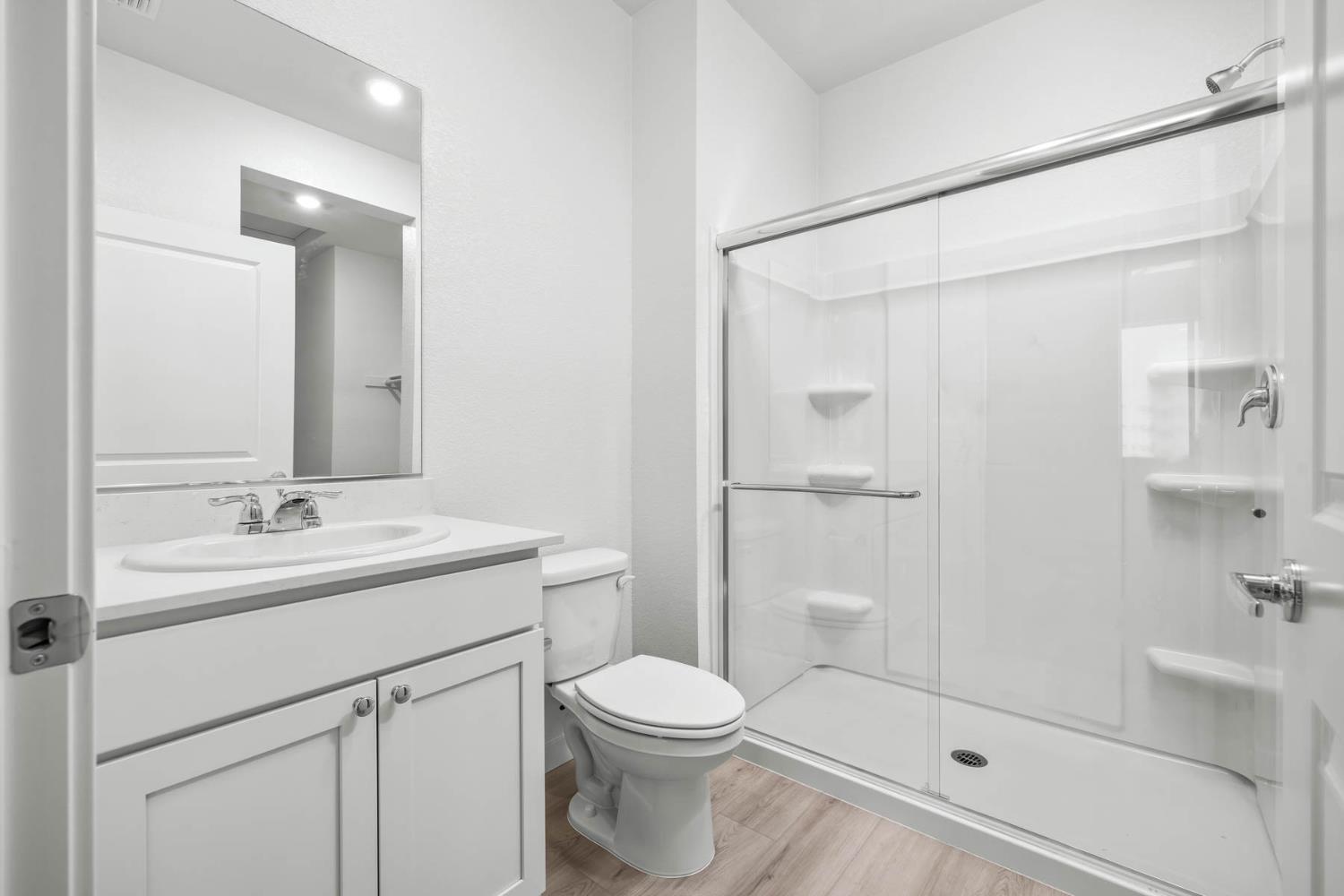 3041 Isley Way Stockton, CA 95212 - Photo 10 of 10 a bathroom with a sink a toilet and shower