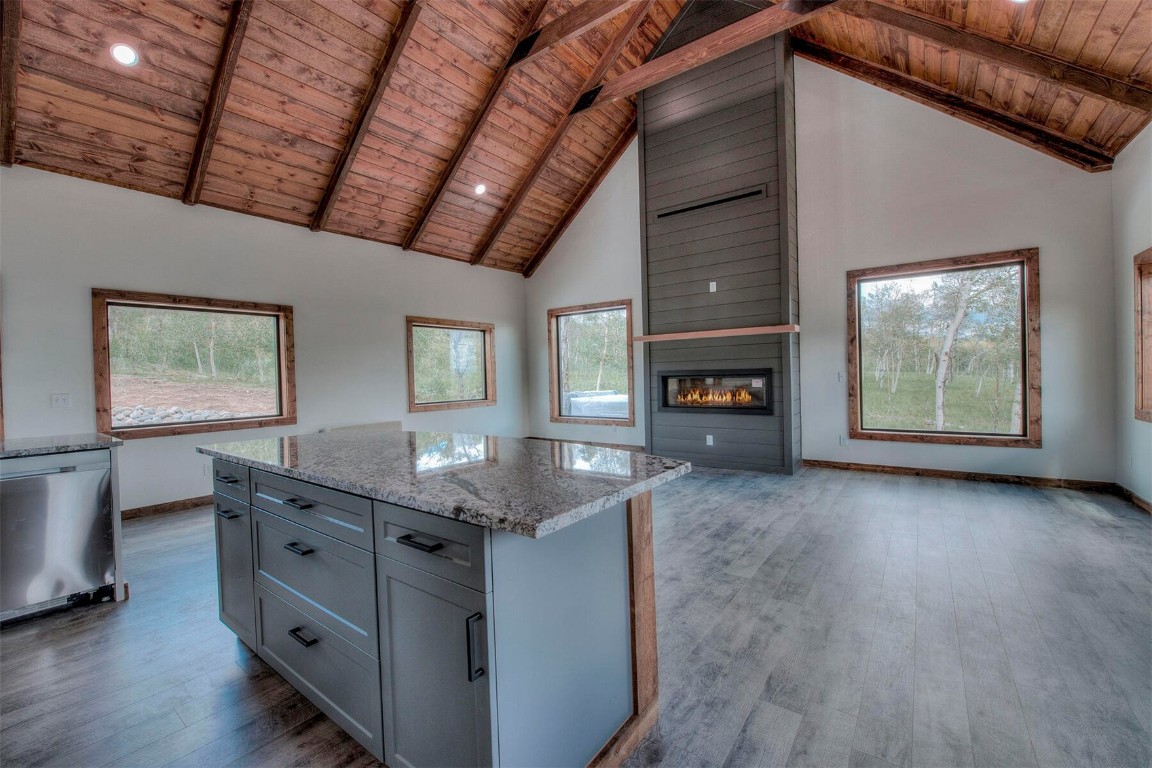 1835 Sheep Ridge Road Fairplay, CO 80440 - Photo 11 of 34 a kitchen with cabinets and window