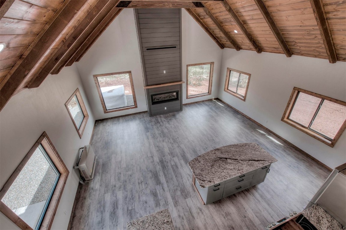 1835 Sheep Ridge Road Fairplay, CO 80440 - Photo 18 of 34 a living room with furniture and a wooden floor