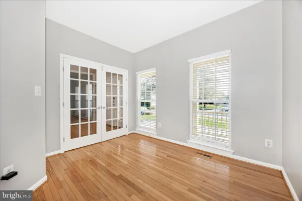 a view of an empty room