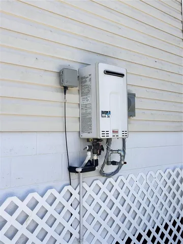 a room with furniture