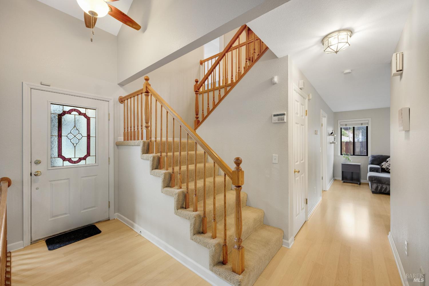 504 Jenifer Court Santa Rosa, CA 95404 - Photo 31 of 61 a view of entryway and hall with wooden floor