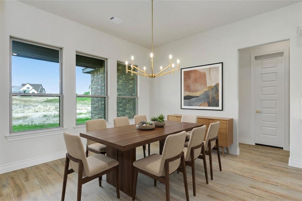 412 Collum View Azle, TX 76020 - Photo 8 of 37 Virtually staged dining area